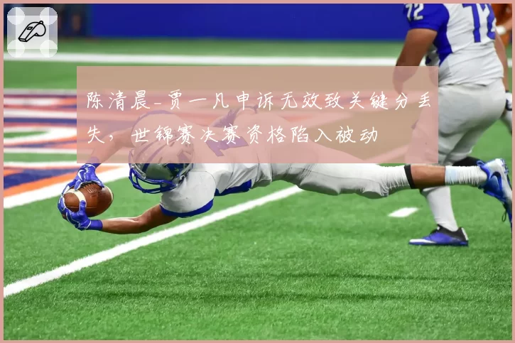 陈清晨_贾一凡申诉无效致关键分丢失，世锦赛决赛资格陷入被动